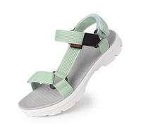 riemot Damen Sommer Outdoor Sandalen Bequeme Athletic Frauen Schuhe Trekkingsandalen Outdoorsandalen, Grün, 41 EU