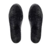 riemot Lammfellsohlen Damen Einlegesohlen Winter Warm Schuheinlagen - Schaffell Sohlen Lammwoll Einlagen für Winterschuhe Schneestiefel Gummistiefel Schwarz Gr.40 EU