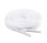 riemot Premium Schnürsenkel flach, Ersatz Schuhbänder für Sneaker, Sportschuhe, Laufschuhe, Turnschuhe, Shoelaces für Herren, Damen, Kinder,Weiß 150CM