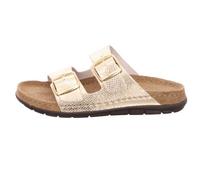 Rohde Bequeme Pantoletten für Damen, gold, Gr. 37 EU