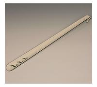 Riess, 0521-072, Schuhlöffel, Country - Hirsch GRÜN, Länge 51,5 cm, Höhe 3 cm, Emaille, beige mit grünem Hirsch