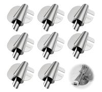 Riiosyu 8 Stück Rollsaum Nähfuß, Universal Nähen gerollt Hemmer Fuß Magnetische Nahtführung Breite Schmale Nahtführung Rollsaum-Nähmaschinen-Nähfußsatz für Heimgebrauch Gewerblich (3mm-10mm)