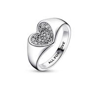 Ring 54 - Sterlingsilber - Solitär Stern Ring