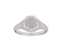 Ring 56 - silberfarben - Sterlingsilber Zirkonia