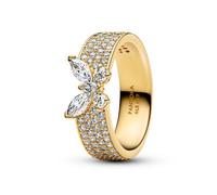 Pandora 164270C01 Damenring Funkelnder Schmetterling breit Goldfarben 56/17.8