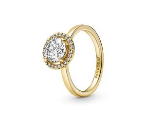 Ring 56 - vergoldet - Strahlenkranz