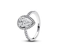 Pandora Schmuck 193012C01 Ring für Damen Funkelnde Birne mit Heiligenschein Groß 58/18.5