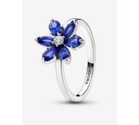 Pandora Ring 193000C01-58 – Funkelndes Herbarium Cluster, Sterling Silber, Steinmix Blau, Gr. 58