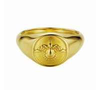 Ring 925/- Sterling Silber Glänzend CAI gelb 54 (Artikelnummer: 3O685/40X54)