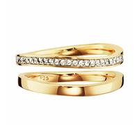 Ring 925 Sterling Silber gelb vergoldet Topas 41184227262558