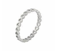 Ring 925/- Sterling Silber rhodiniert Herz Stacking 41184728219742
