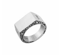 Ring 925/- Sterling Silber Mattiert CAI Silbergrau 64 (Artikelnummer: 4Y187/10X64)