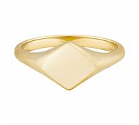 Cai Ring 925 925/- Sterling Silber Ohne Stein Glänzend (Größe: 060 (19,1))