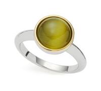 Ring Annika aus Edelstahl mit Catseye-Cabochon