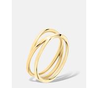 Ring aus Edelstahl gold