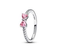 Ring Bow fancy pink zir.