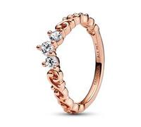 Ring Diadem für Damen, rosévergoldet