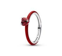 Ring für Damen Rotes Chakra, 925er Silber, ME