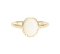 Ring Gold 333 mit weißem Opal JL10-07-3601 JuwelmaLux
