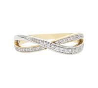 Ring Gold und Weißgold 333 Zirkonia JL10-07-1965 JuwelmaLux