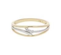 Ring Gold und Weißgold 585 Brillant JL10-07-1890 JuwelmaLux
