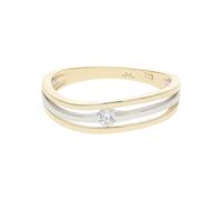 Ring Gold und Weißgold 333 Zirkonia JL10-07-3413 JuwelmaLux