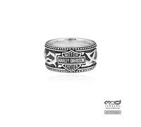 Ring Harley-Davidson Tribal B&S Band, 9 = 19mm Ø 9 = 19mm Ø 925 silber