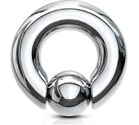 Ring Kugel Silber Klemmkugelring