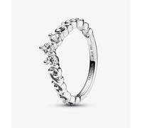 Pandora - königlicher Tiara Diadem-Ring - 192232C01-52 - Sterling Silber + Zirkonia - Klar - Gr. 52