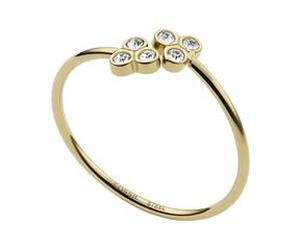 Ring Sadie für Damen aus Edelstahl, gold 17mm