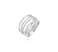 Ring-Set ELLI "Stapelring Stacking Boho Set (5 tlg.) 925 Sterling Silber" Gr. 62, silber, Fingerringe, Damen, 62mm, ohne Stein, Silber 925 (Sterlingsilber) (48079064-62) silber