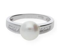 Ring Silber 925 Süßwasser Zuchtperle JL20-07-0083 JuwelmaLux