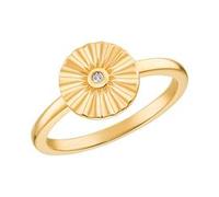 Ring Sonne für Damen aus vergoldetem Sterlingsilber