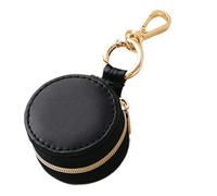 Ring Travel Case with Keychain Holder | Portable Ring Organizer Pouch Box For Travel, Work, Gym, Sport, Backpack, Perfect For Women & Girls To Store Jewelry Safely, schwarz, Consulte la descripción