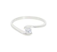 Ring Weißgold 333 mit Zirkonia JL39-07-0879 JuwelmaLux