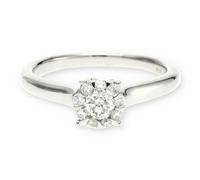 Ring Weißgold 585 Brillant JL10-07-1704 JuwelmaLux