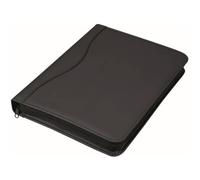 Alassio Ringbuchmappe 'RONDO', DIN A4, Lederimitat, schwarz