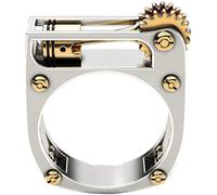 Ringe für Frauen Mädchen Teenager, Punk Männer Frauen Mechanische Zahnräder Geometrisches Band Fingerring Schmuck für Party Geschenk, Geschenke für Frauen Männer Mädchen erschwinglich handled