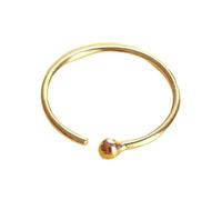 Ringe PIERCING I Echt 585 Gelbgold I Maße: 0,6 x 8 mm I Nase Ohr Brust Braue Intim I Online Shop Schmuck kaufen I 46007-8