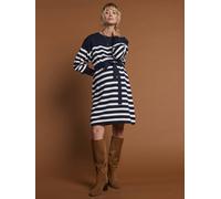 Ringelkleid aus Strick für Schwangerschaft ENVIE DE FRAISE blau Gr. 44/46