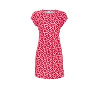 Ringella Damen Bigshirt mit Rundhals, überschnittene Schulter, Herz-Dessin, Nachthemd Knielang - Sleepshirt aus 50% Baumwolle 50% Modal Jersey, atmungsaktiv & pflegeleicht