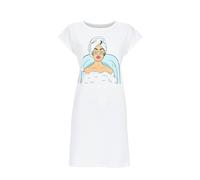 Ringella Damen Bigshirt - Rundhals, Nachthemd überschnittene Schulter, großer Motivdruck - Länge ca. 90 cm - 100% Baumwolle, weich & atmungsaktiv - pflegeleicht, waschbar bei 40 °C