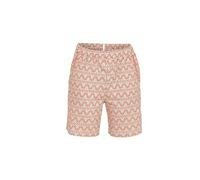Ringella Damen Pyjama-Shorts, elastischer Bund & Seitentaschen - Schlafanzug-Hose im Ornament-Dessin, Baumwolle/Modal, maschinenwaschbar, pflegeleicht & hautfreundlich