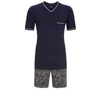 Ringella Herren Shorty mit V-Ausschnitt Dark Navy 48 3241308,Dark Navy, 48
