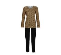 Ringella Pyjama mit Animalprint Farbe Toffee, Größe 42