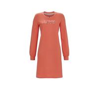 Ringella Sleepshirt mit Letterprint und Strickbündchen Farbe Geranium, Größe 46