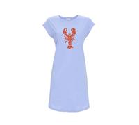 Ringella Sleepshirt mit Motivdruck Lobster Farbe Malibu Blue, Größe 42