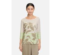 3/4-Arm-Shirt BETTY BARCLAY "Damen mit U-Boot-Ausschnitt", Damen, Gr. 36, grün (khaki, grün), Jersey, Obermaterial: 95% Viskose, 5% Elasthan, tailliert normal, U-Boot-Ausschnitt, Shirts 3/4-Arm-Shirt,