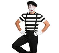 Ringelshirt schwarz weiß, Ringelshirt Herren Rot-Weiss Karneval Breit Gestreiftes T Shirt - Basic Kurzarm Sweatshirt Sommershirt Oberteile Top Streifenshirt Karneval faschingskostüme