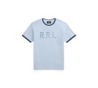 Ringer-T-Shirt aus Jersey mit Logo M Blue